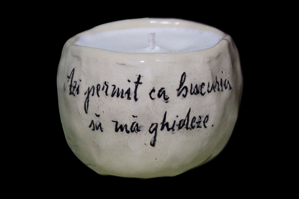 Azi permit ca bucuria să mă ghideze