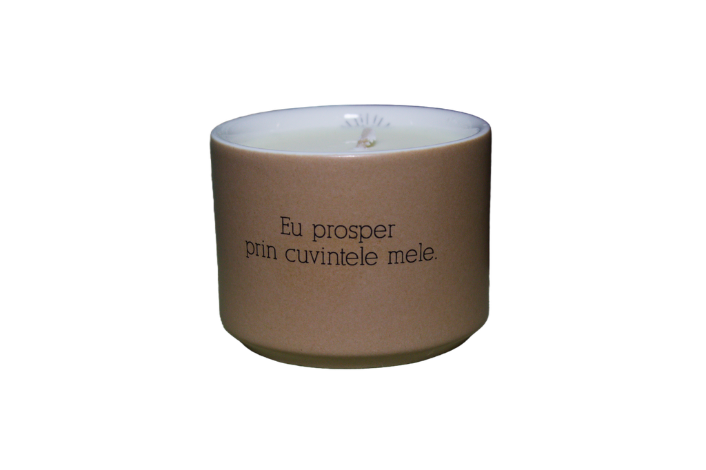 Eu prosper prin cuvintele mele